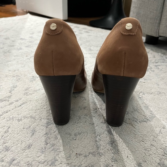 Size 7.5 Aldo high heels, brown/taupe - Picture 3 of 4